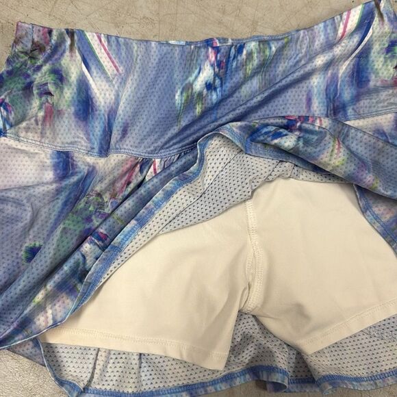 Lucky in Love Blue and Purple Athletic Skirt with Pockets - Shorts - Size Medium - Picture 4 of 4